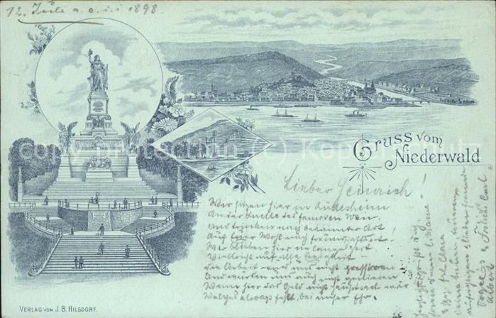 Niederwalddenkmal Nationaldenkmal Rheinpanorama