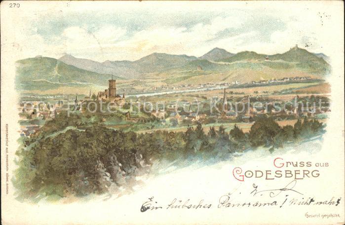 Bad Godesberg Panorama Burg