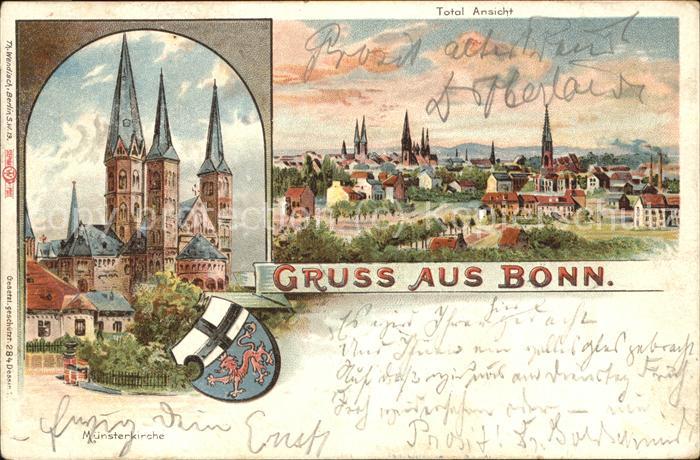 Bonn Rhein Münster Panorama