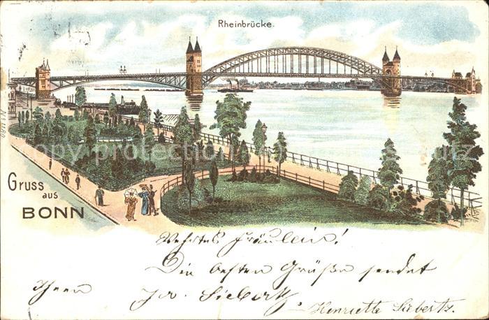 Bonn Rhein Rheinpanorama Bruecke