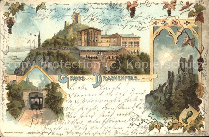 Drachenfels Ruine Drachenfels Hotel  Zahnradbahn