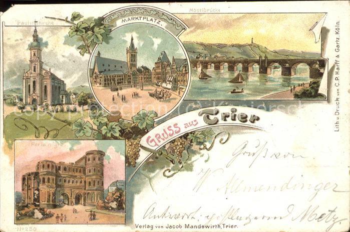 Trier Marktplatz Moselbrücke Porta Nigra