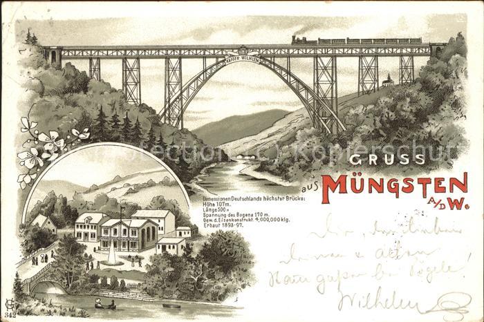 Muengsten Eisenbahnbrücke