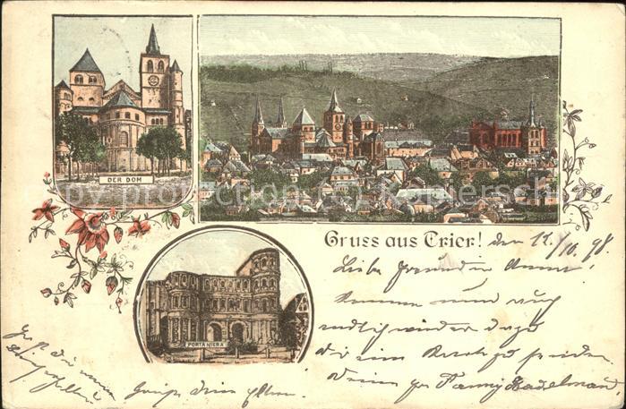 Trier Panorama Porta Nigra Dom