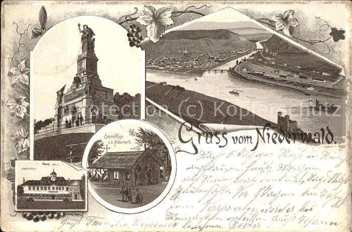 Niederwald Hessen Panorama Nationaldenkmal