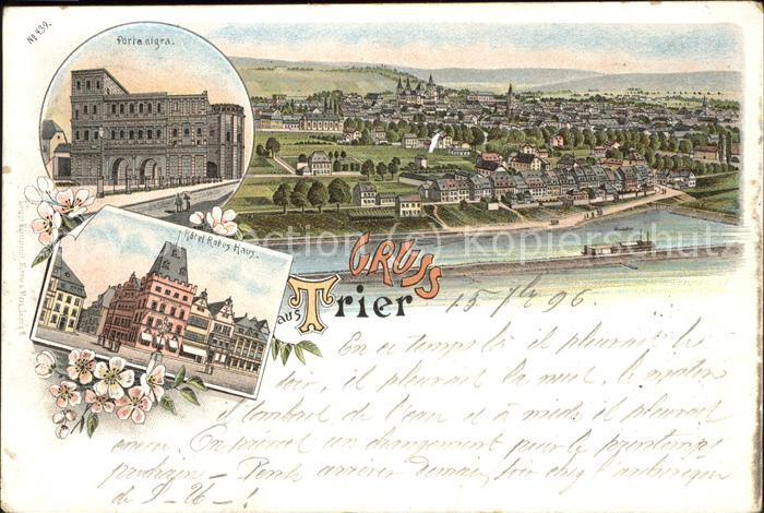 Trier Panorama Porta-Nigra Hotel Rotes Haus