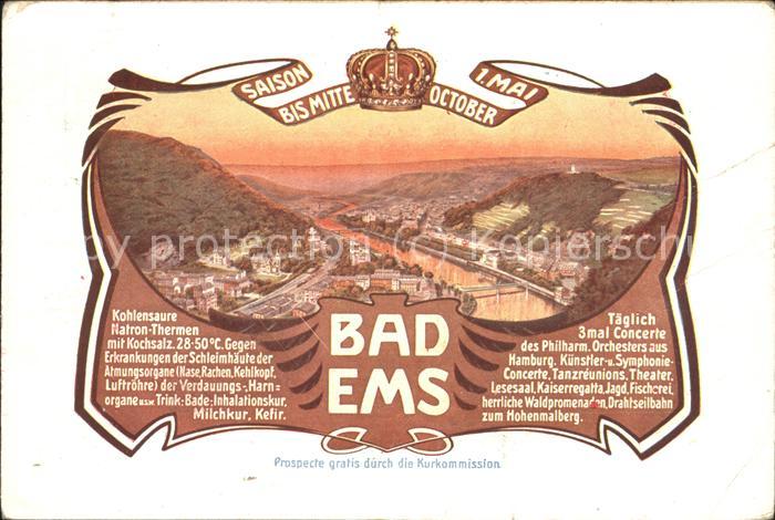 Bad Ems Rhein-Panorama