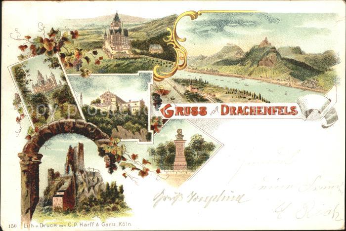 Drachenfels Rhein-Panorama Ansichten