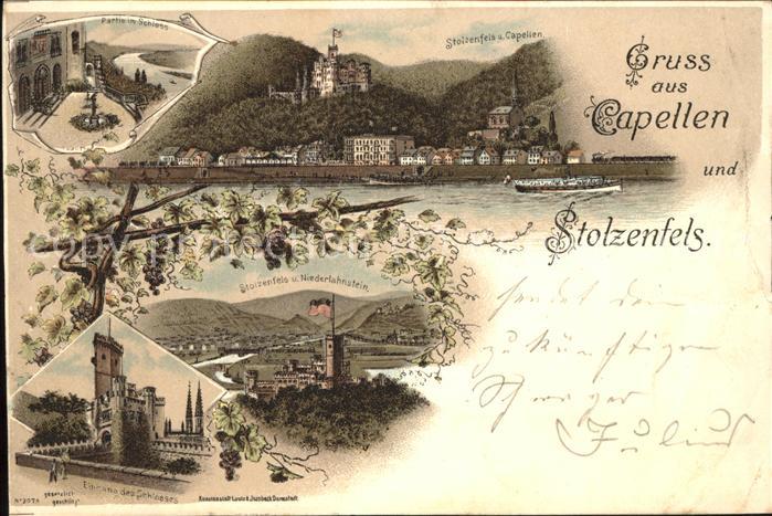 Stolzenfels Capellen Schlosss Niederlahnstein