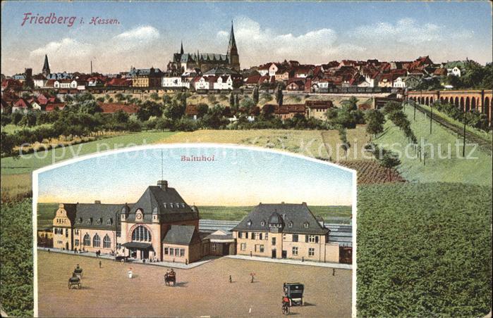 Friedberg Hessen Panorama Bahnhof