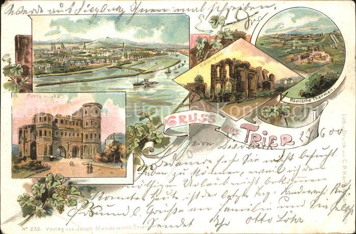 Trier Römische Thermen Kaiserpalast Panorama