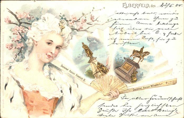 Elberfeld Wuppertal Denkmäler Kaiser Friedrich und Kaiser W