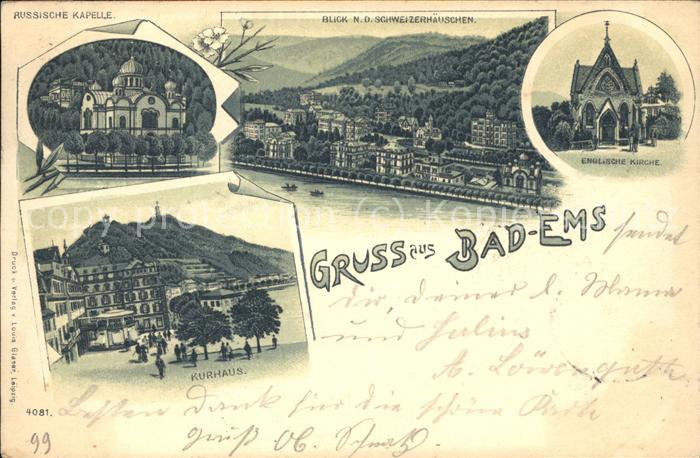 Bad Ems Russische Kapelle Englische Kirche Kurh