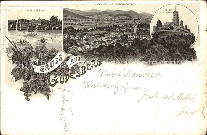 Bad Godesberg Godesberg und Siebengebirge Ruine Godes