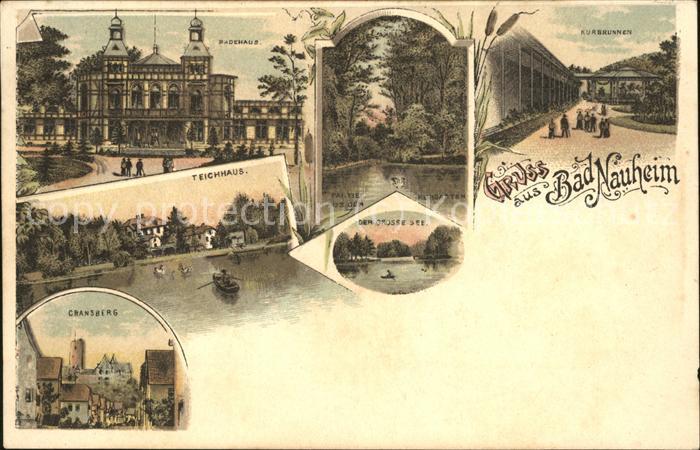 Bad Nauheim Badehaus Kurbrunnen Cransberg Teichhaus