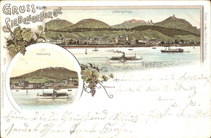 Koenigswinter Petersberg Siebengebirge Schiffe Rhein