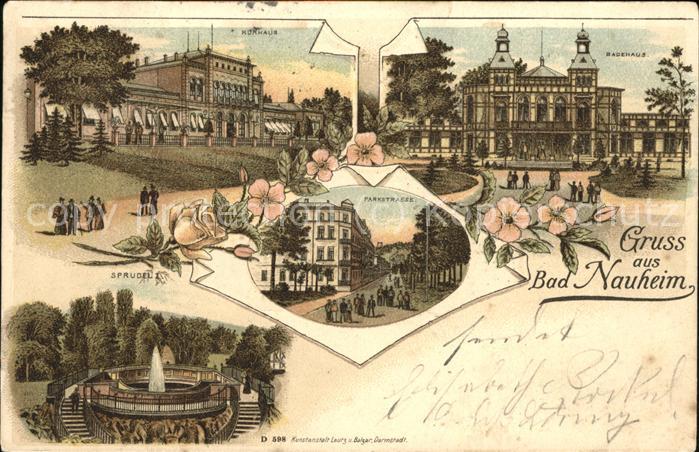 Bad Nauheim Badehaus Sprudel Kurhaus Parkstrasse