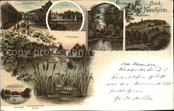 Bad Nauheim Johannesberg Teichhaus Kurbrunnen