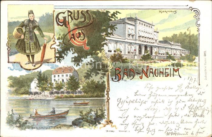 Bad Nauheim Kurhaus Teich Tracht