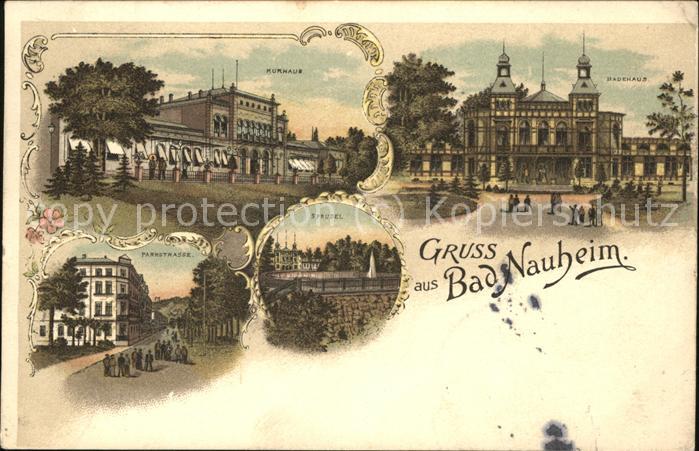 Bad Nauheim Kurhaus Badehaus Sprudel Parkstrasse