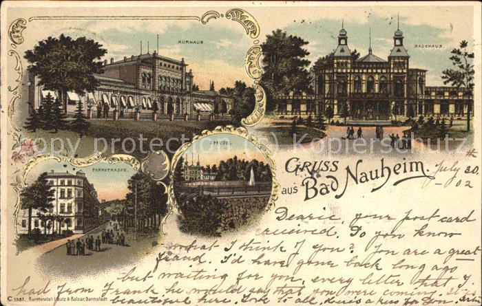 Bad Nauheim Kurhaus Badehaus Sprudel Parkstrasse