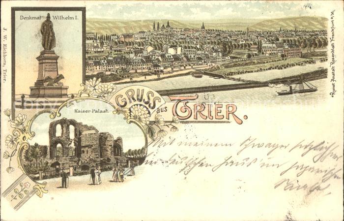 TRIER CITY Wilhelm-Denkmal Moselpanorama Kaiserpalast