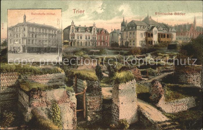 Trier Römische Bäder Bahnhofshotel