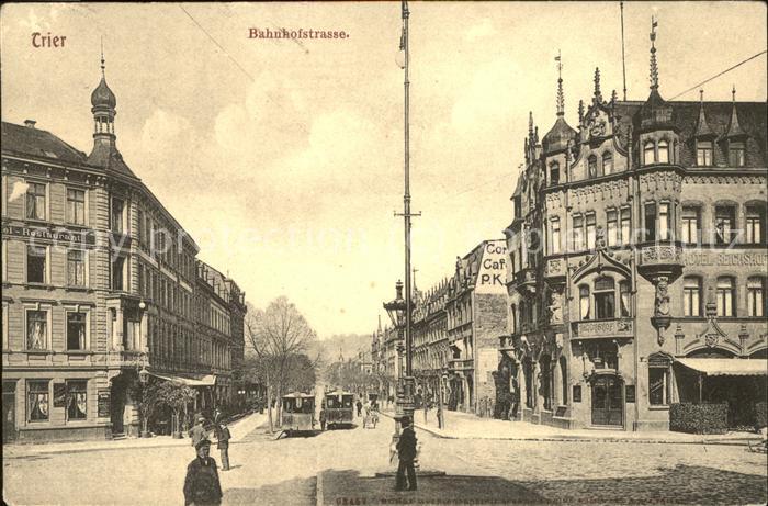 Trier Bahnhofstrasse Strassenbahn