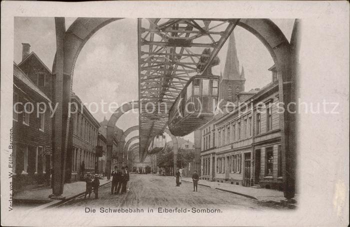 Elberfeld Wuppertal Schwebebahn Somborn