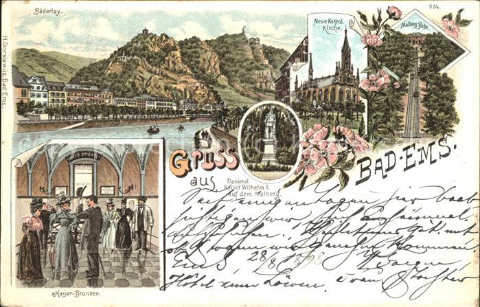 Bad Ems Bäderley Malbergbahn Kaiserbrunnen