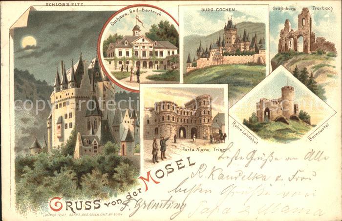 Ruedesheim Porta Nigra Trier Burg Cochem Ruine Lan