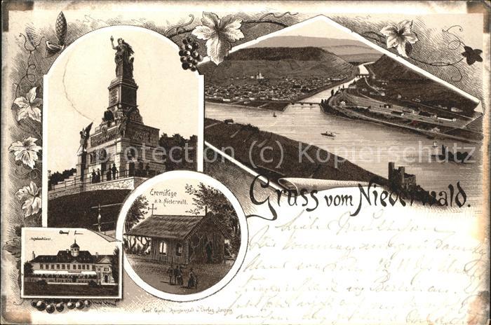 Niederwalddenkmal Nationaldenkmal Rheinpanorama