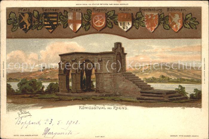 Boppard Rhein Königsstuhl am Rhein Wappen