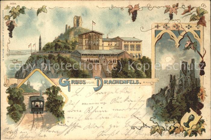 Drachenfels Zahnradbahn Burgruine