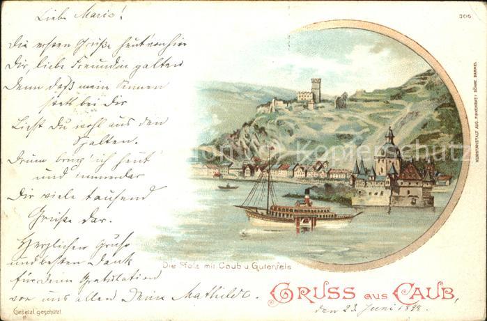 Caub Rheinpanorama Pfalz