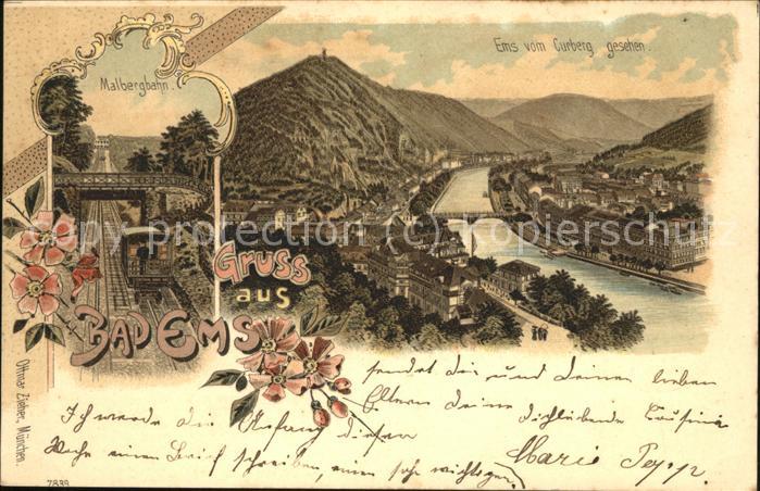 Bad Ems Panorama Malbergbahn