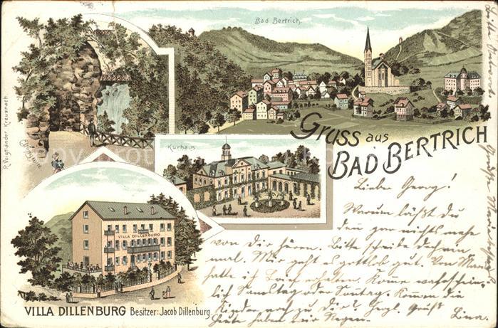 Bad Bertrich Panorama Kurhaus Villa Dillenburg