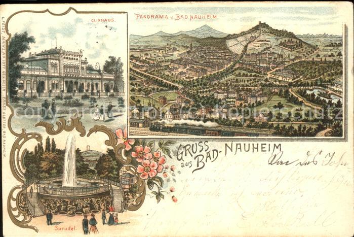Bad Nauheim Panorama Kurhaus Sprudel
