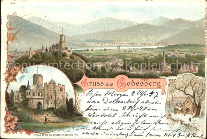 Bad Godesberg Burg und Panorama