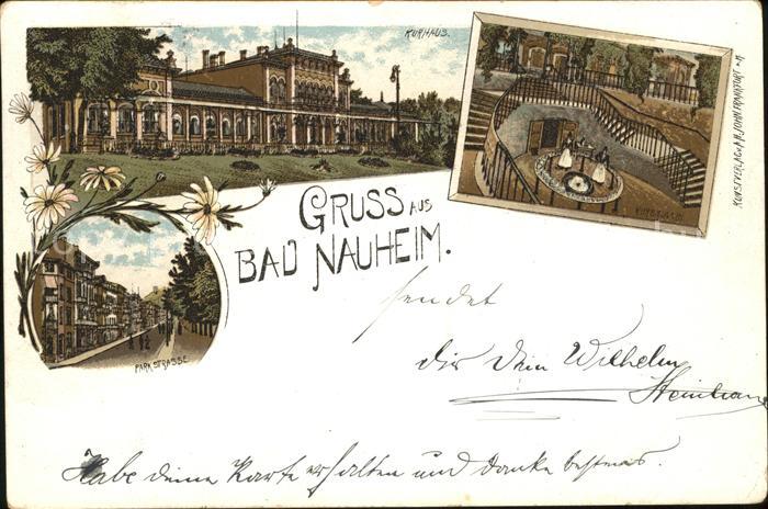 Bad Nauheim Kurhaus Parkstrasse Brunnen