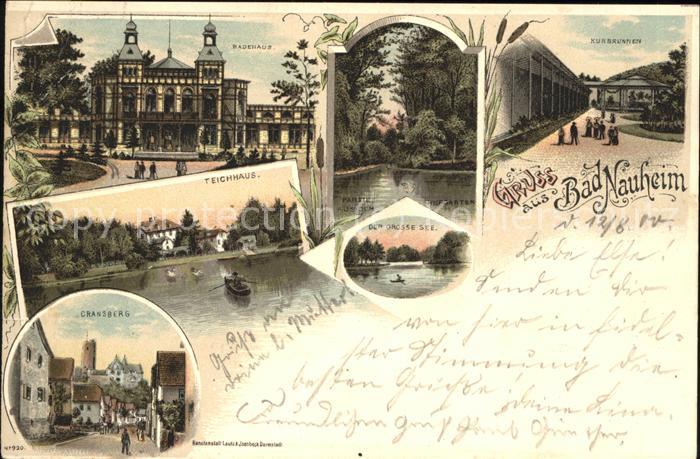 Bad Nauheim Badehaus Kurgarten Teichhaus Cransberg