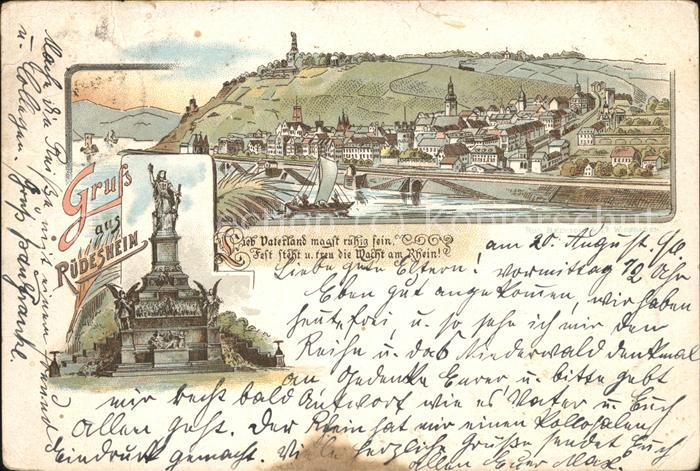 Ruedesheim Panorama Nationaldenkmla