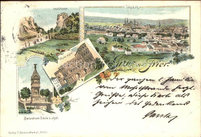 Trier Porta Nigra Amphitheater Panorama