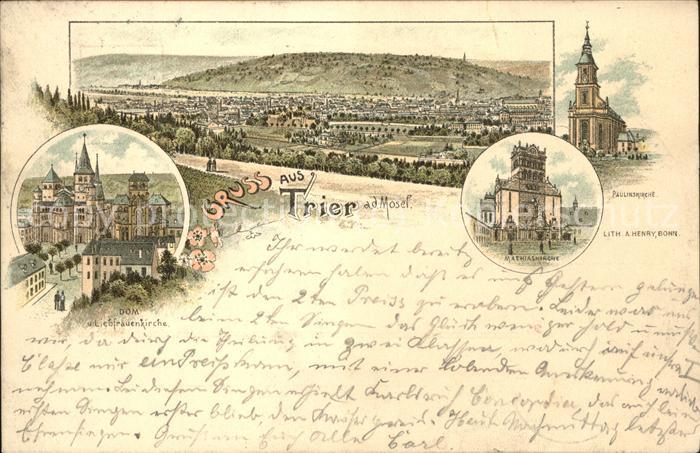 Trier Panorama Dom Liebfrauenkirche