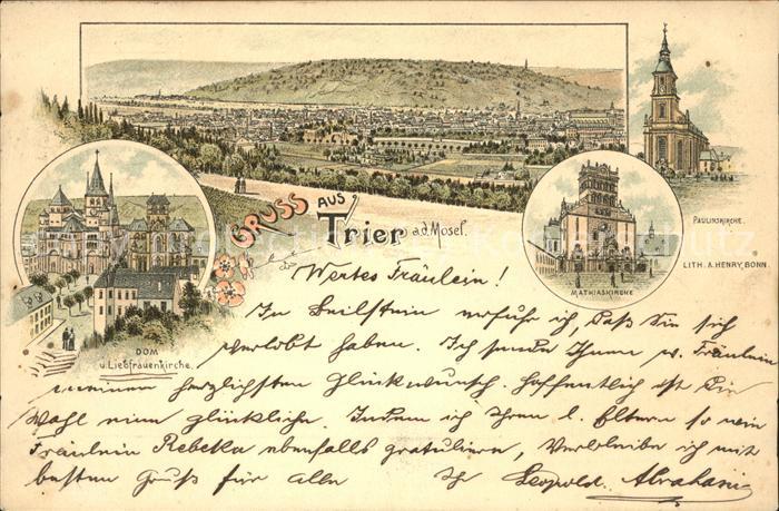 Trier Panorama Dom Liebfrauenkirche Mathiaski