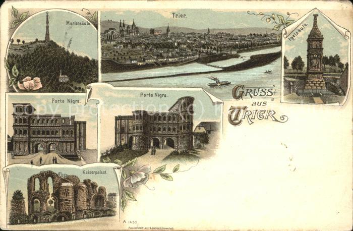 Trier Moselpanorama Kaiserpalast Porta Nigra