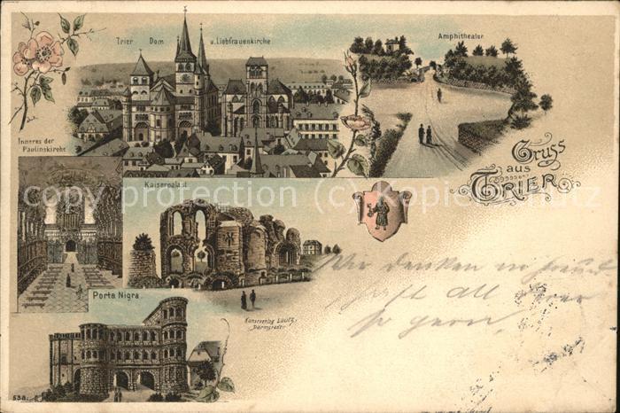 Trier Kaiserpalast Porta Amphitheater Dom Lie