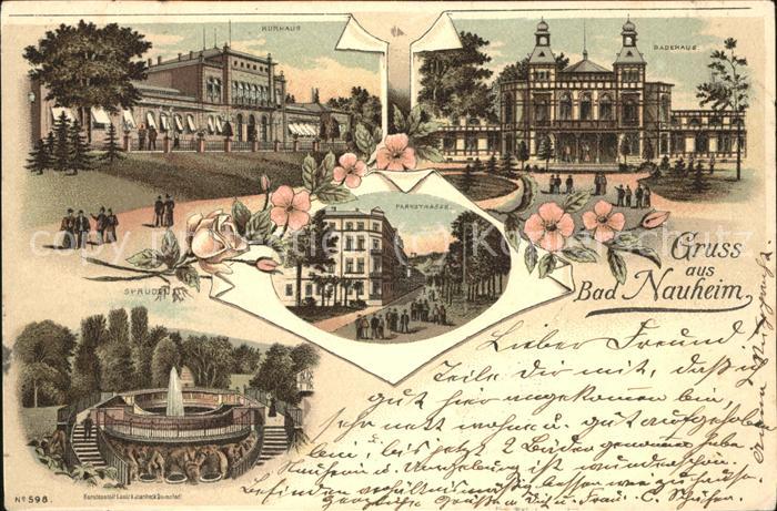 Bad Nauheim Badehaus Kurhaus Parkstrasse Sprudel