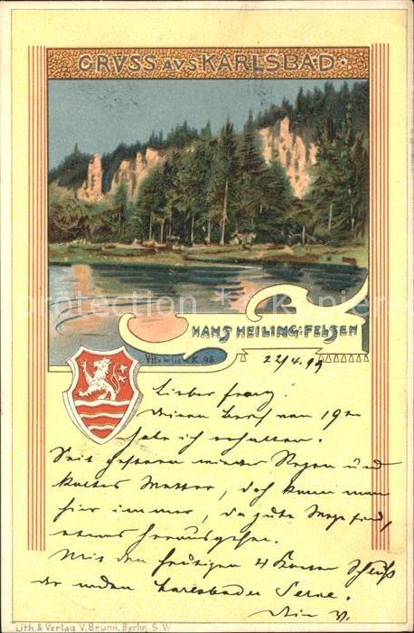 Karlsbad Eger Hans Heiling Felsen