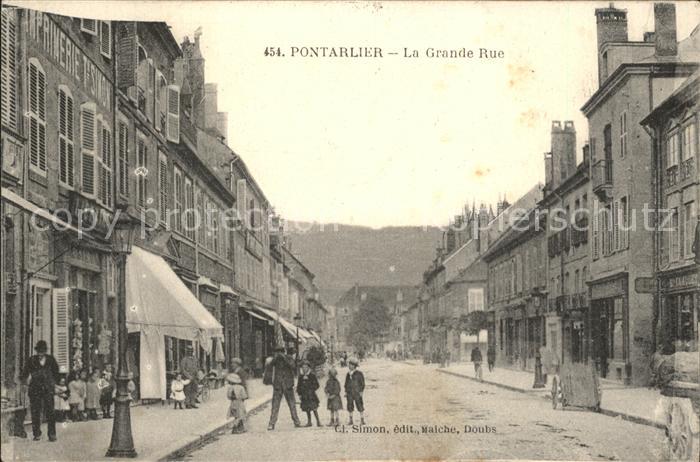 Pontarlier Doubs La Grande Rue